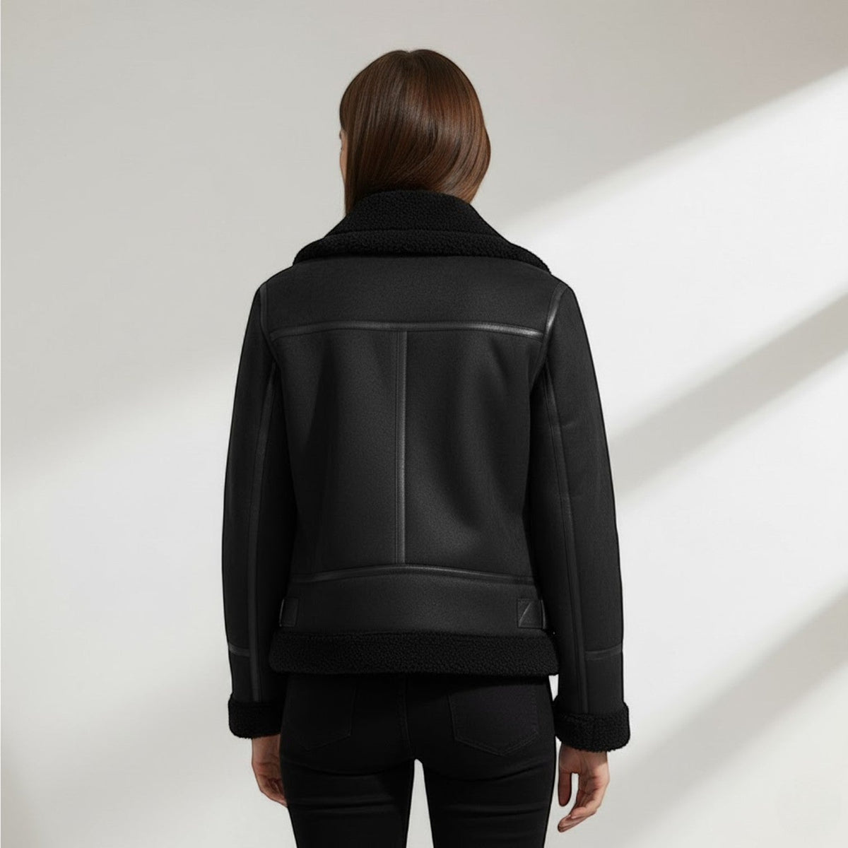 Women's Suede Jacket – Structured Fit