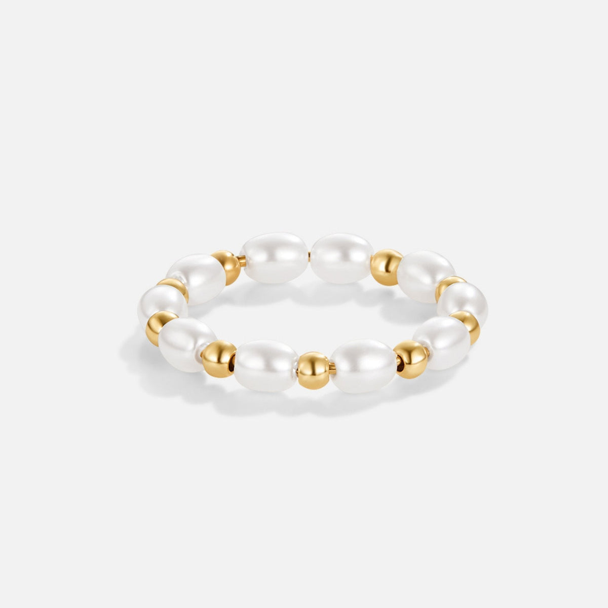 Kai Tiny Single Pearl on a Fine Band Ring