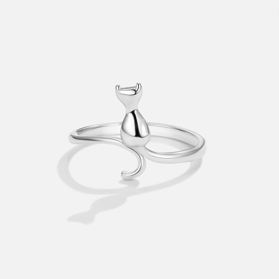 Little Cat Silver-Tone Slim Band Ring