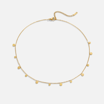 Agatha Smooth Teardrop Gold-Tone Necklace