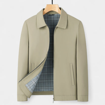 Men's Business Casual Jacket – Relaxed Lapel Collar