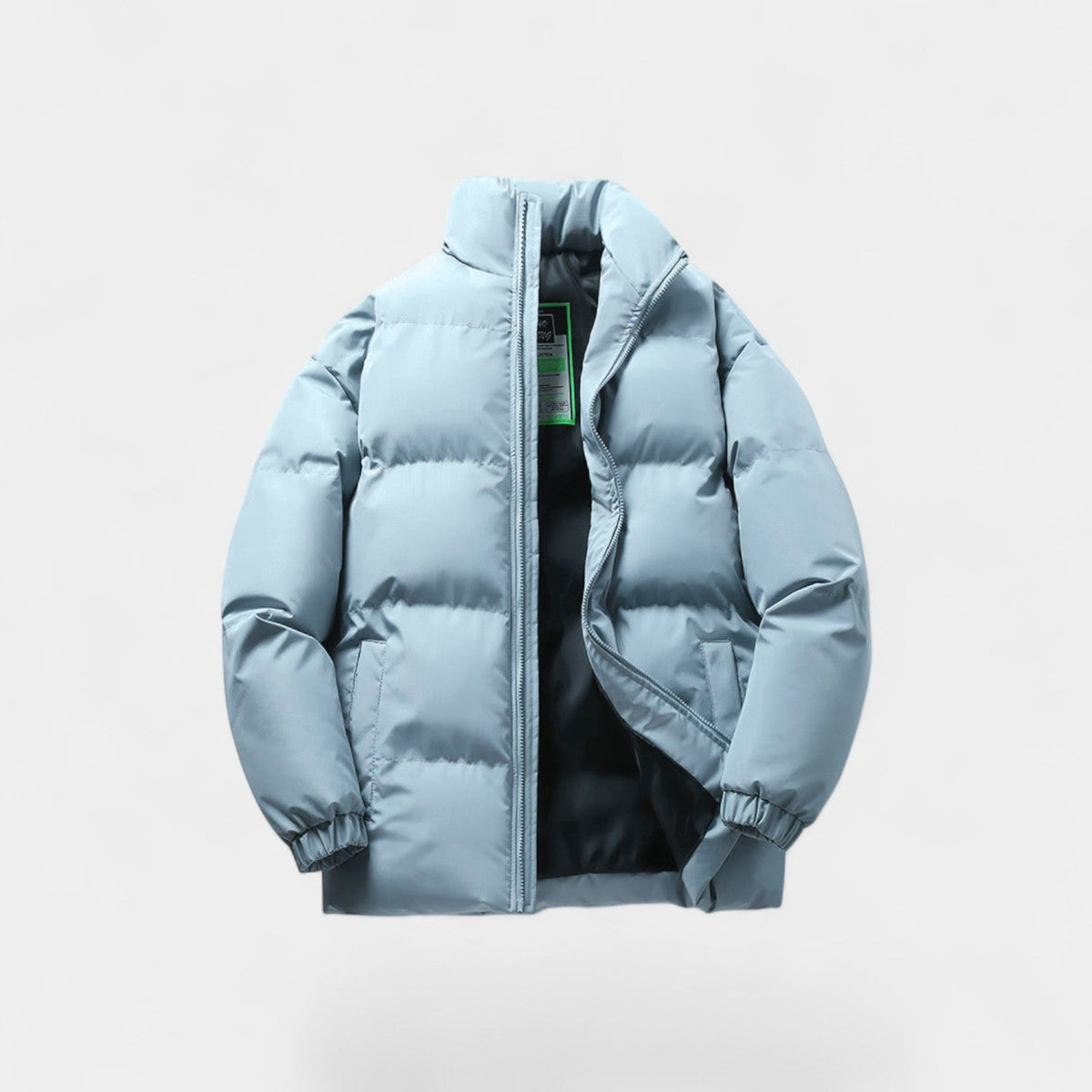 Men's Quilted Cotton Puffer Jacket – Loose Modern Fit