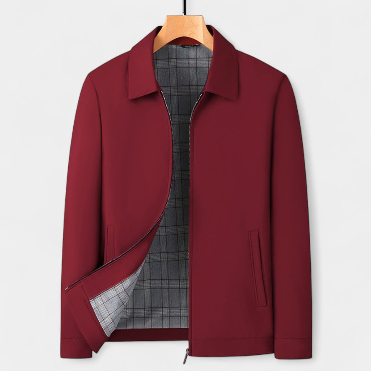 Men's Business Casual Jacket – Relaxed Lapel Collar