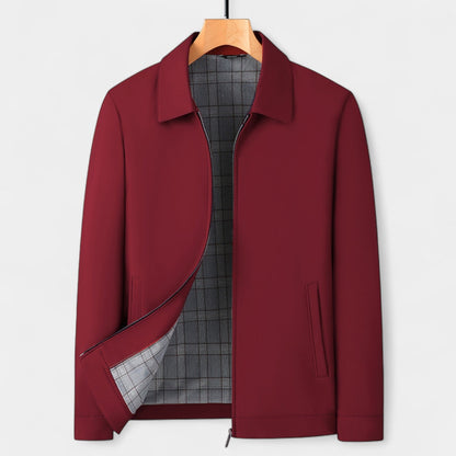 Men's Business Casual Jacket – Relaxed Lapel Collar
