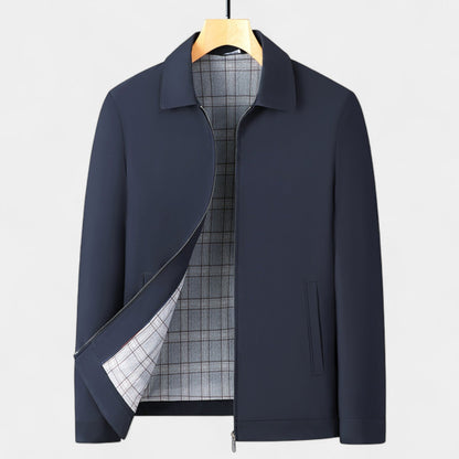 Men's Business Casual Jacket – Relaxed Lapel Collar