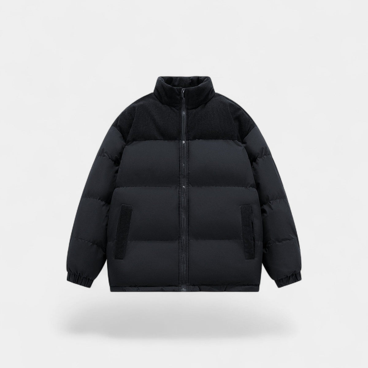 Men's Cotton Puffer Jacket – Loose Hooded Cut