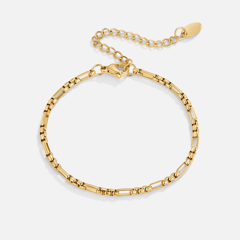 Eli Plain Gold-Tone Everyday Bracelet