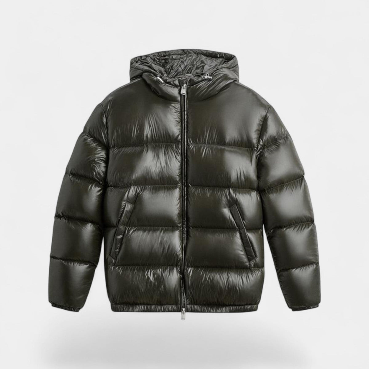 Men's Hooded Down Jacket – Insulated Winter Puffer
