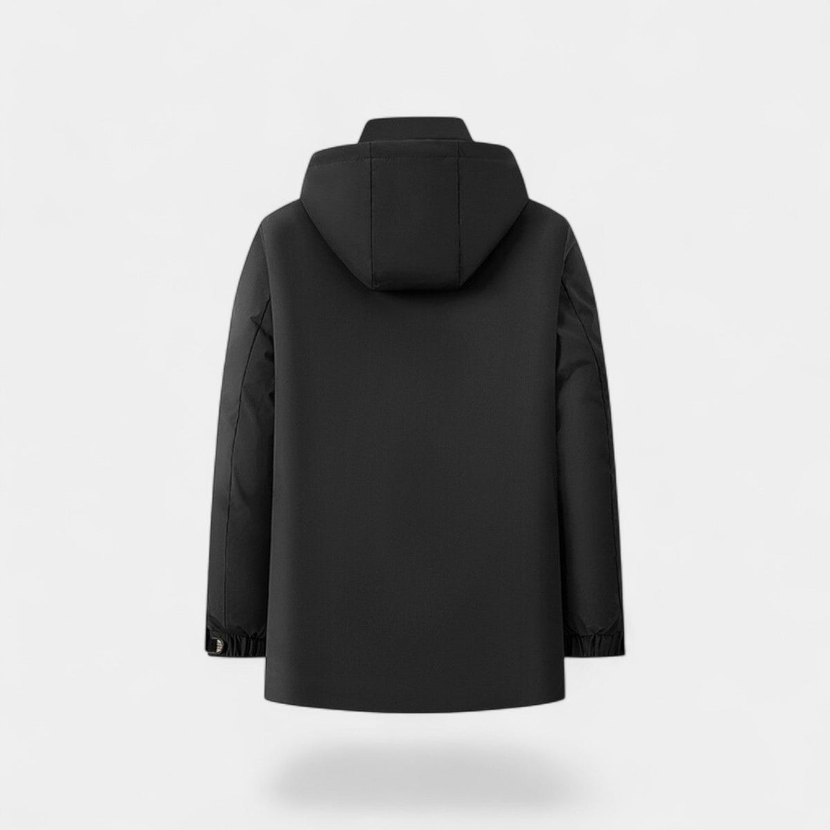 Men's Quilted Cotton Parka – Velvet Lined with Hood