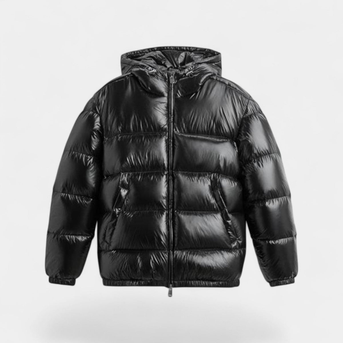 Men's Hooded Down Jacket – Insulated Winter Puffer