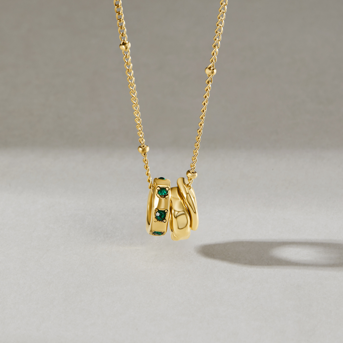 Camilla Plain Drop Pendant Necklace