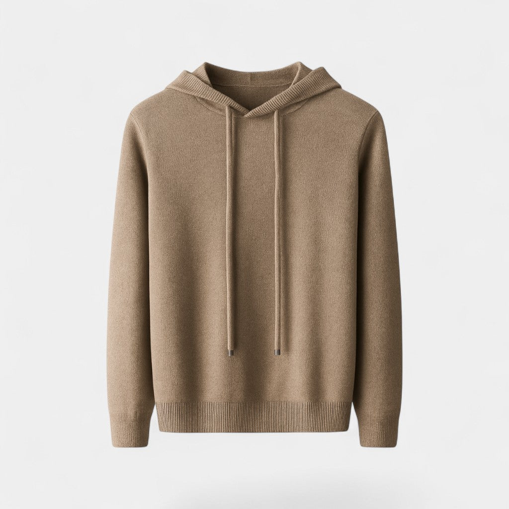 Men's Merino Wool Hoodie – Relaxed Minimalist Knit