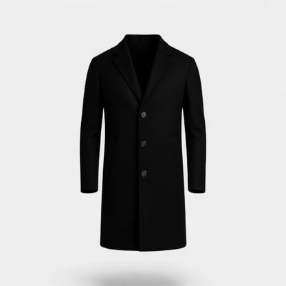Men's Cotton Coat – Mid Length Windbreaker Style