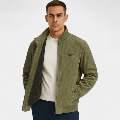 Men's Corduroy Jacket – Relaxed Shirt Collar Cut