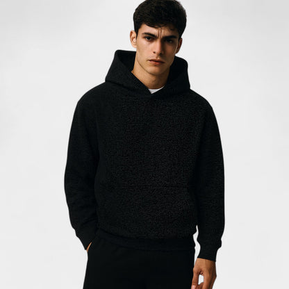 Men's Technical Jersey Hoodie – Relaxed Minimal Cut