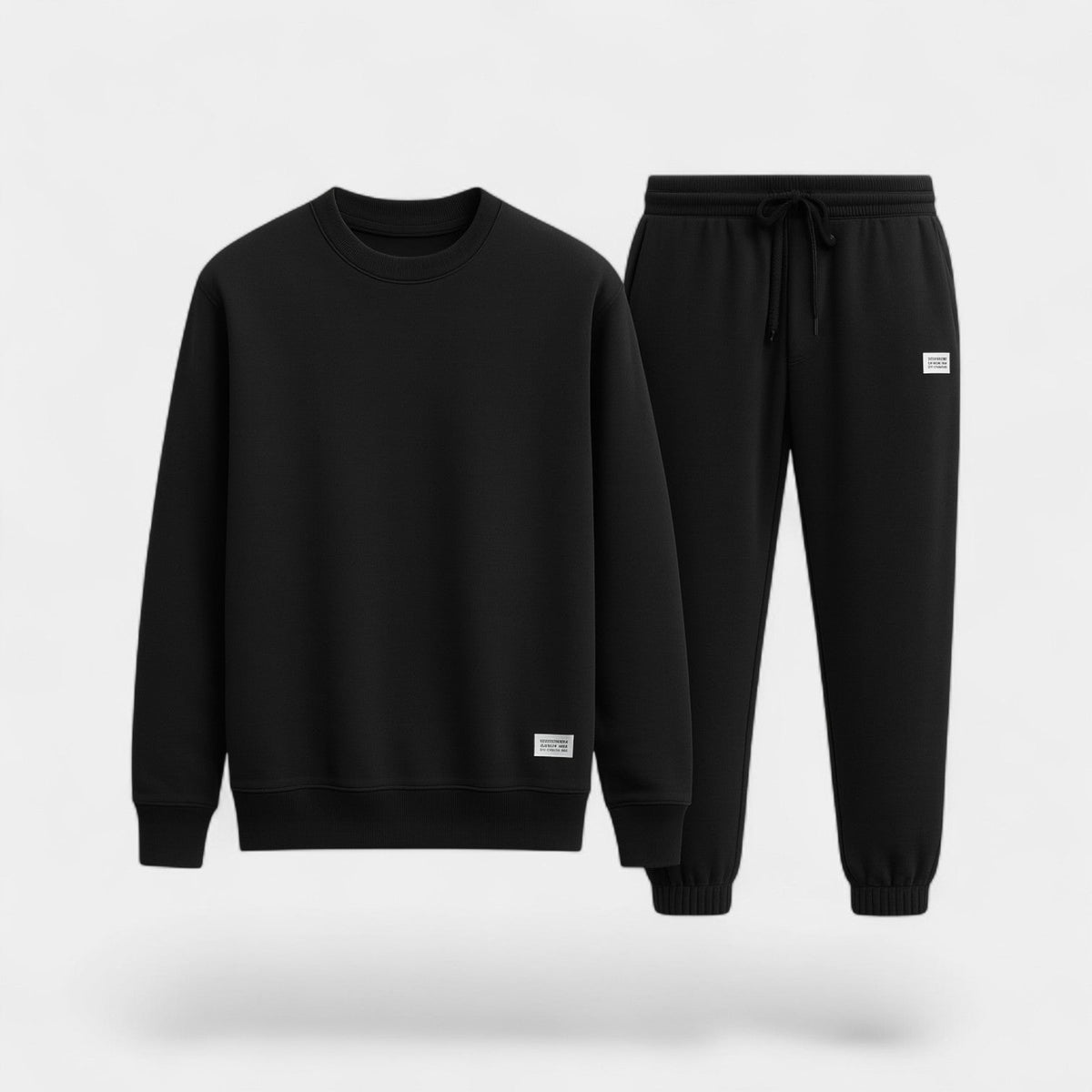 Men's Wool Loungewear Set – Crew Neck and Trousers