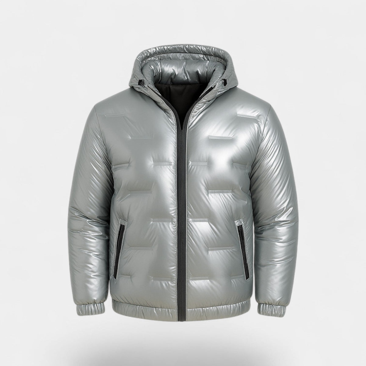 Men's Hooded Down Puffer Jacket – Lightweight Warmth