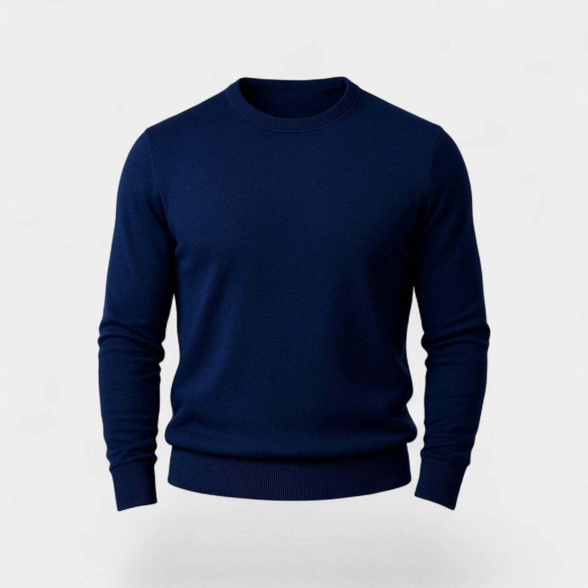 Men's Slim Fit Jumper – Minimalist Crew Neck Knit