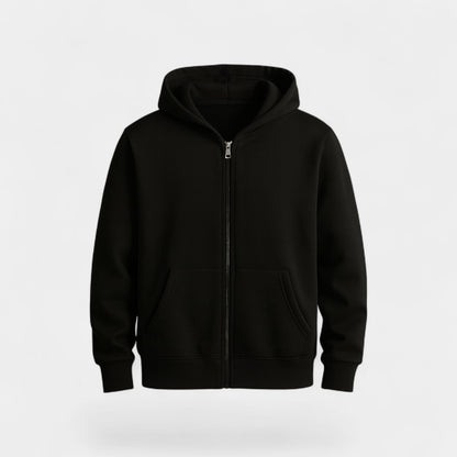 Men's Zip Through Hooded Cardigan – Relaxed Technical Knit