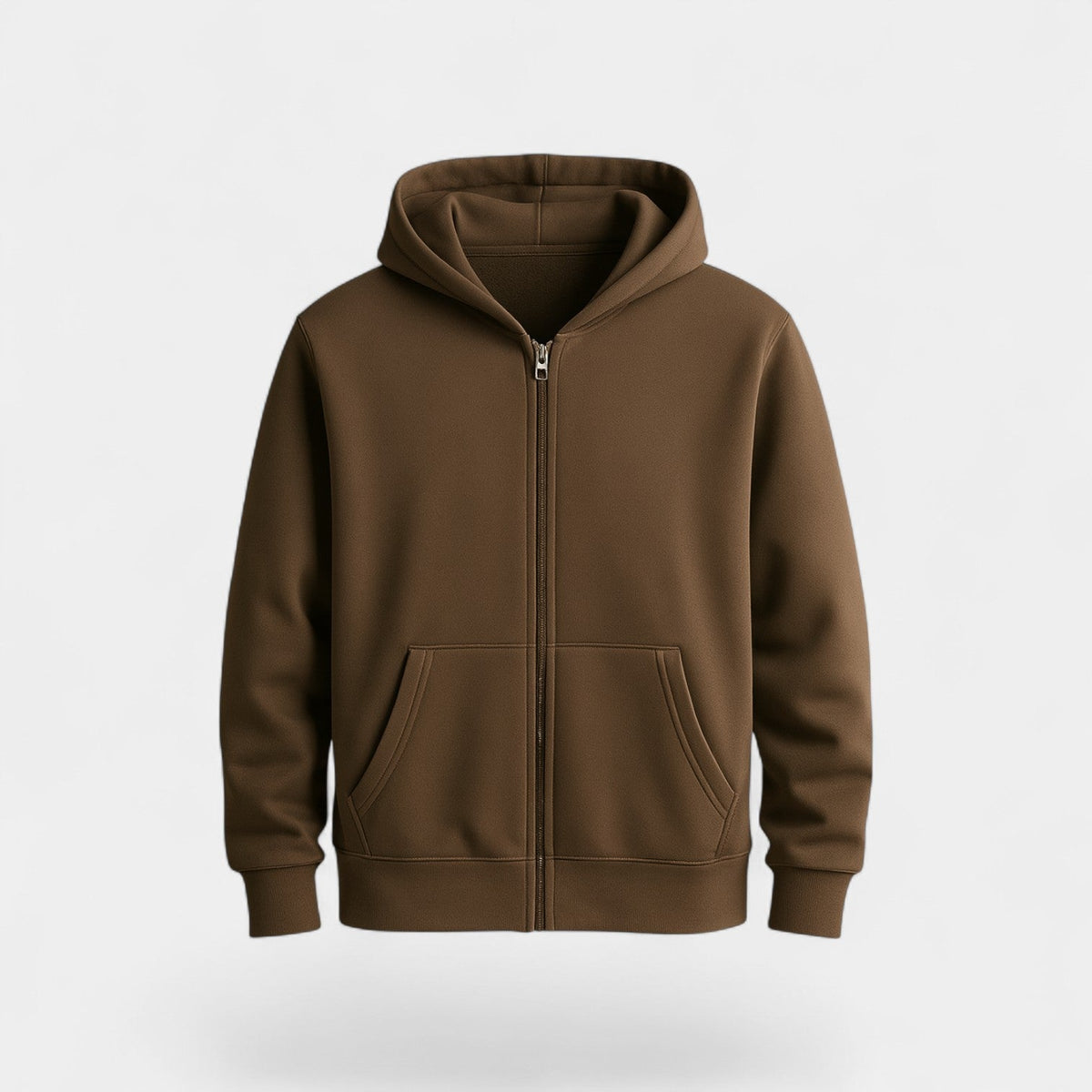 Men's Zip Through Hooded Cardigan – Relaxed Technical Knit