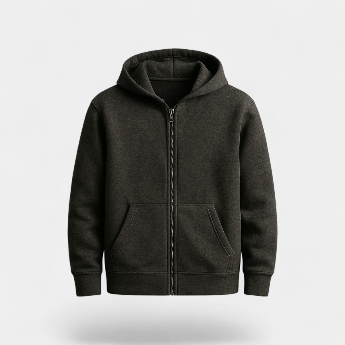 Men's Zip Through Hooded Cardigan – Relaxed Technical Knit