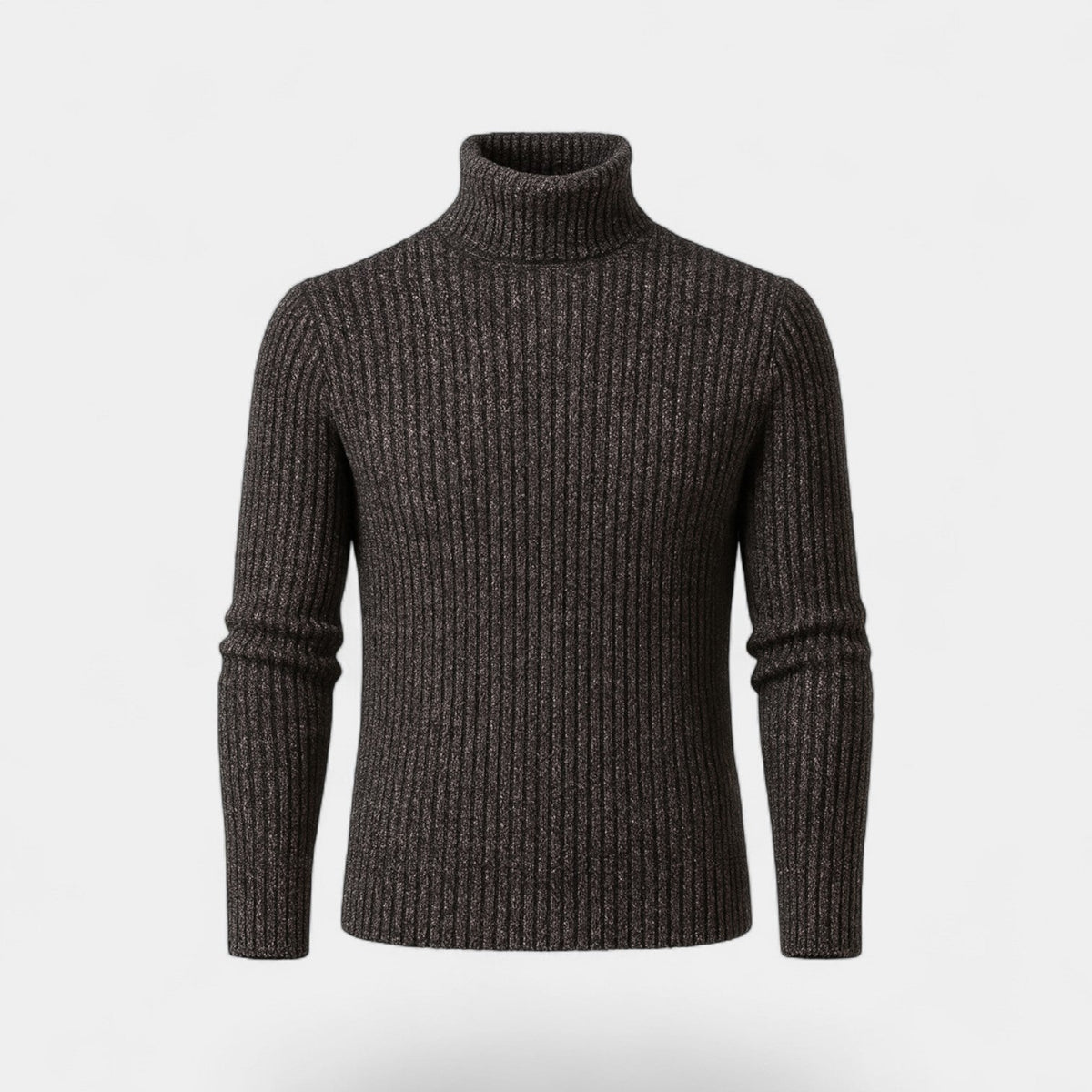 Men's Roll Neck Jumper – Slim Fit Technical Wool Blend