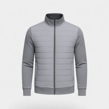 Men's Knitted Jacket – Lightweight Stand Collar Cut