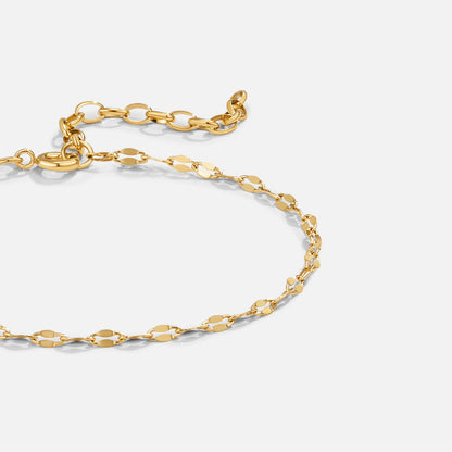 Leila Fine Draped Slim Gold-Tone Bracelet