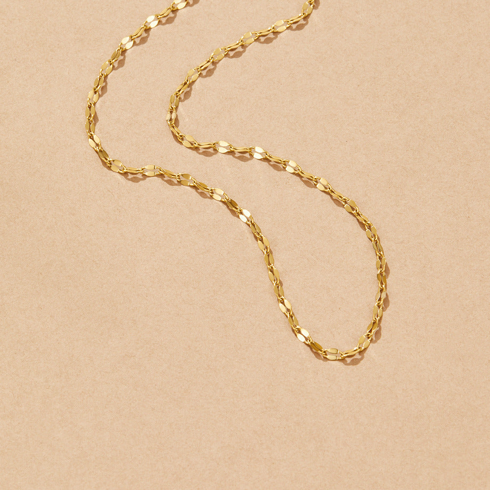 Leila Slim Gold-Tone Link Necklace