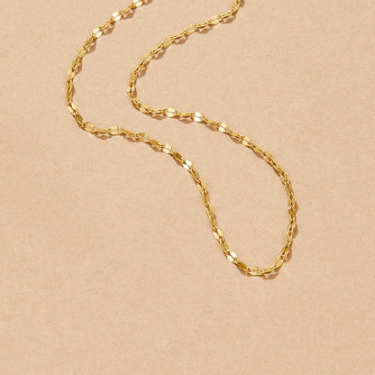 Leila Slim Gold-Tone Link Necklace