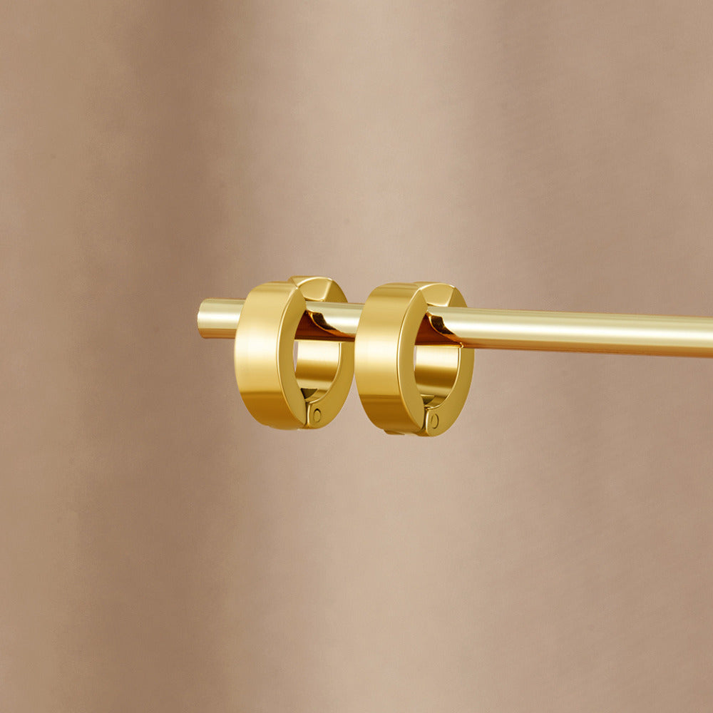 Millie Slim Gold-Tone No-Piercing Cuff Earrings