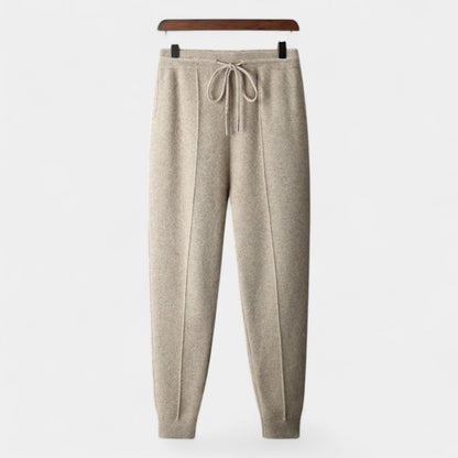Men's Wool Knit Cardigan and Trouser Set – Relaxed Fit