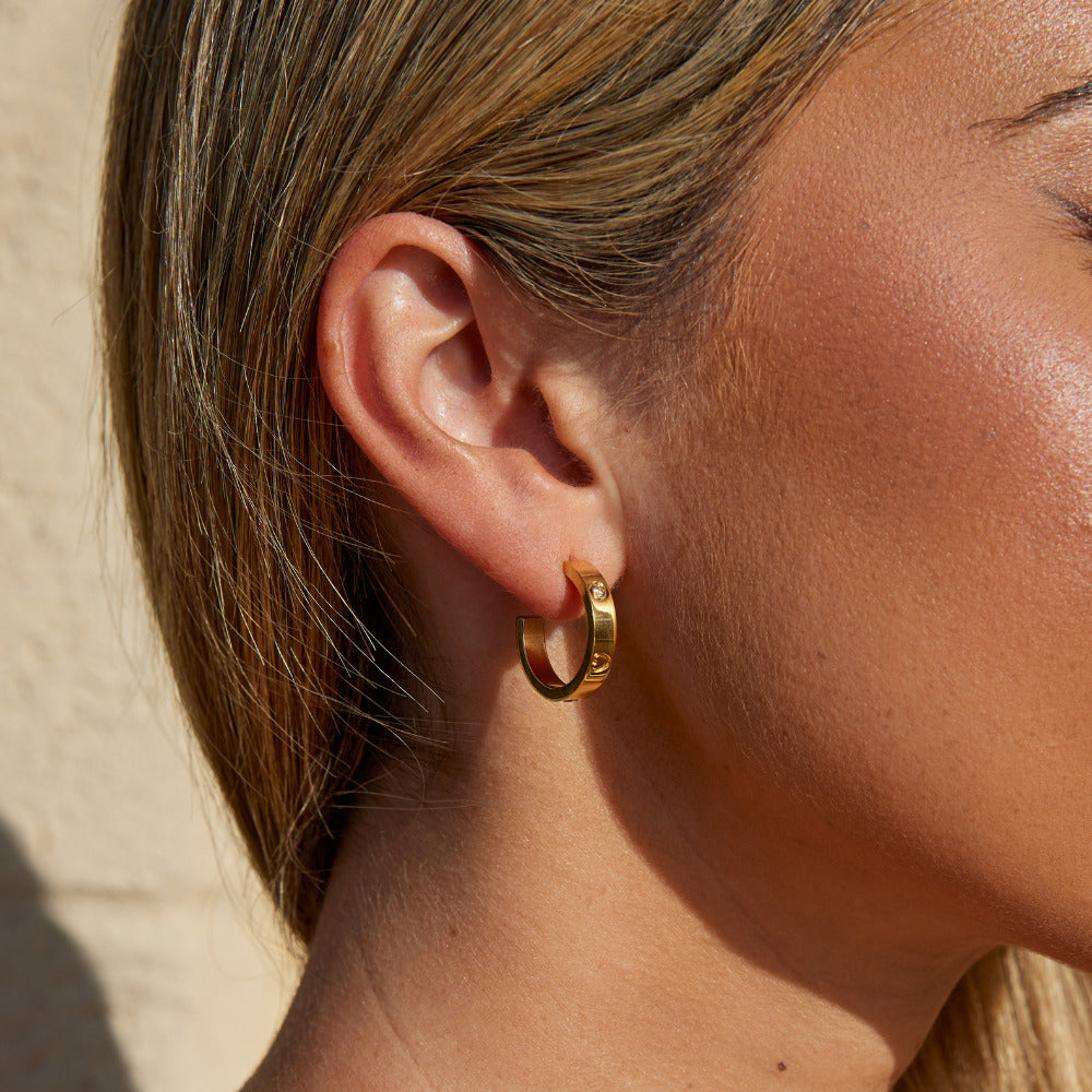 Tiny Everyday Sleeper Hoop Earrings
