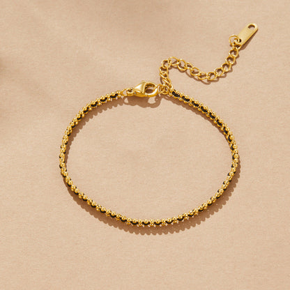 Sofia Delicate Bead Row Bracelet