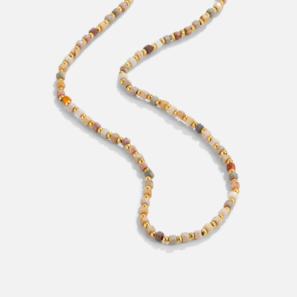 Alashan Natural-Look Stone Bead Necklace