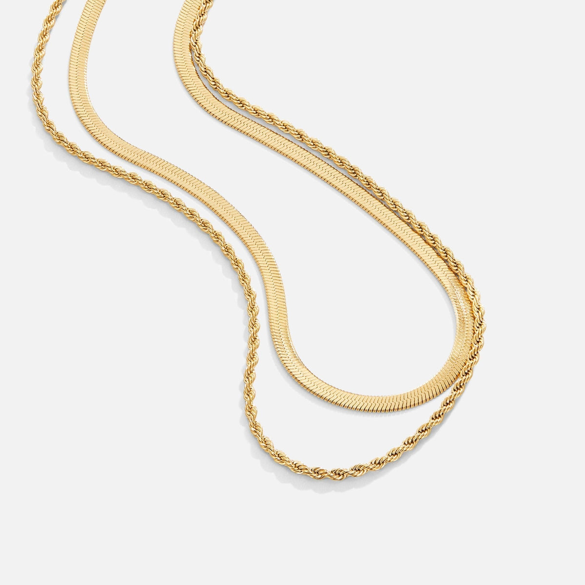 Alexandra Warm Gold-Tone Layered Chain Necklace