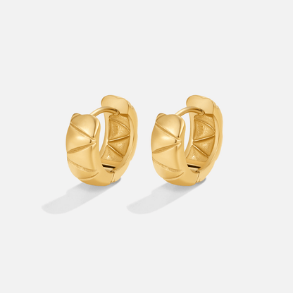Allison Fuller Rounded Chunky Hoop Earrings