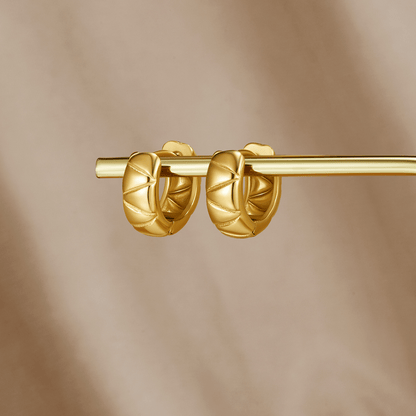 Allison Fuller Rounded Chunky Hoop Earrings