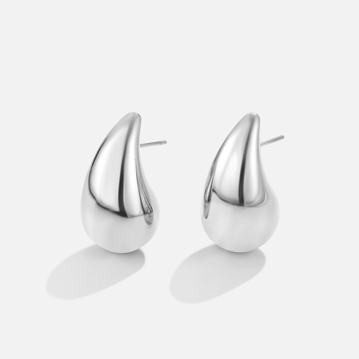 Amara Mini Teardrop Silver-Tone Drop Earrings