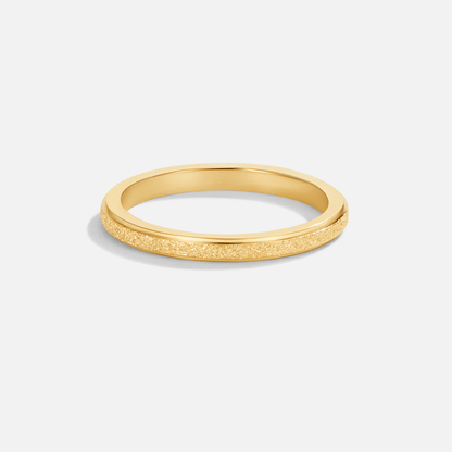 Amelia Smooth Polished Gold-Tone Ring