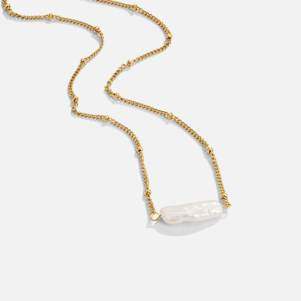 Atasha Irregular Baroque Pearl Strand Necklace