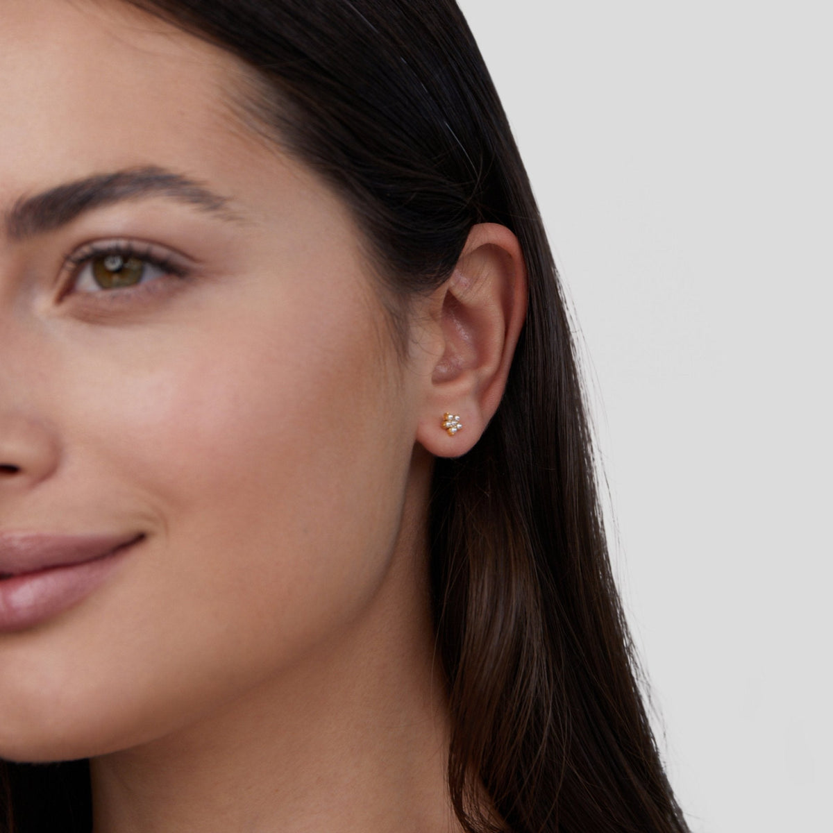 Flower Blossom Earrings with a Pearl Centre
