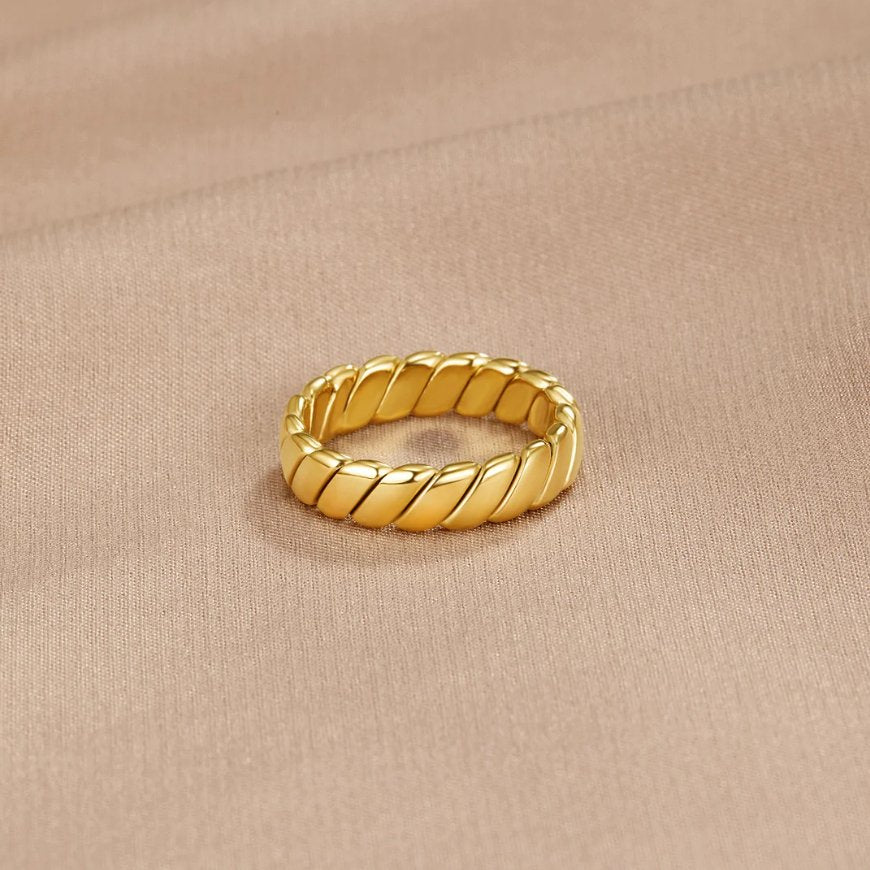Calira Fine Strand Looped Infinity Ring