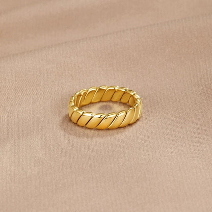 Calira Fine Strand Looped Infinity Ring