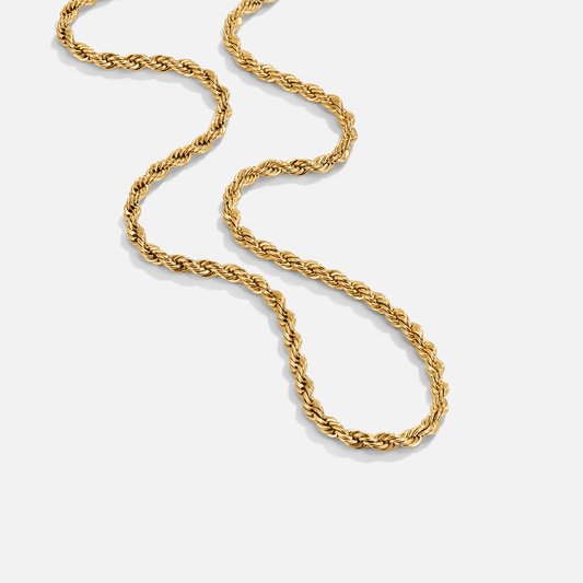 Calla Softly Twisted Link Gold-Tone Necklace