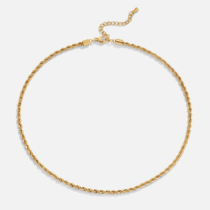 Calla Softly Twisted Link Gold-Tone Necklace