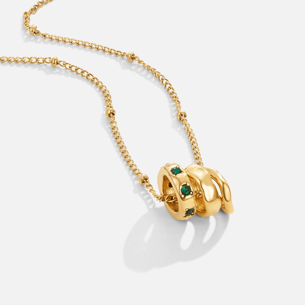 Camilla Plain Drop Pendant Necklace