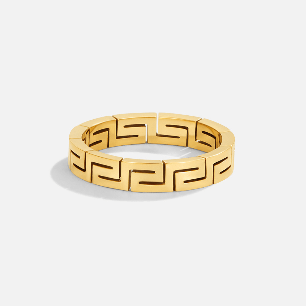 Celestine Open-Ended Gold-Tone Slim Ring