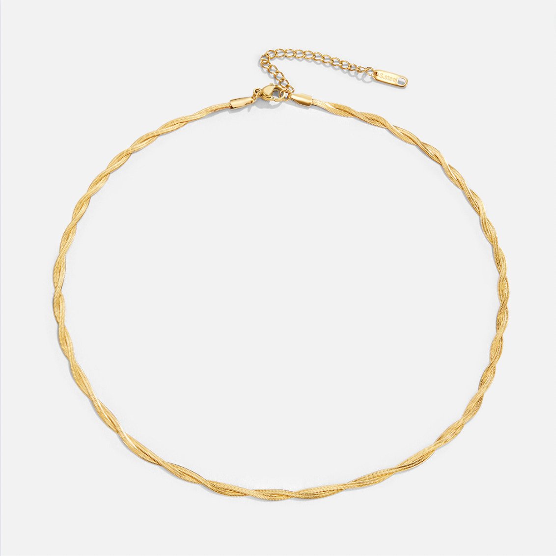 Chiara Turning Snake Chain Collar Necklace