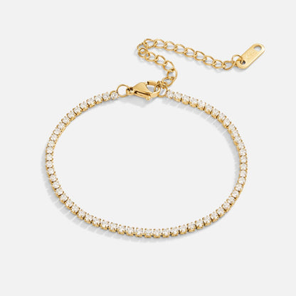 Cordelia Crystal Line Gold-Tone Bracelet